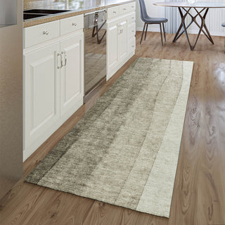 Piper Looms Mayfield Ombre AMF690 Taupe Machine Washable Area Rug Runner Lifestyle Image Feature