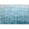 Piper Looms Mayfield Ombre AMF690 Teal Machine Washable Area Rug Scatter Main Image