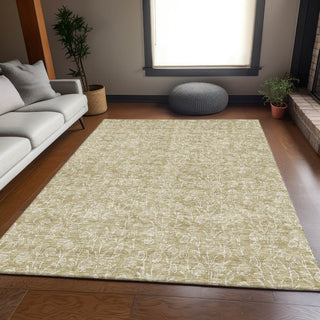 Piper Looms Mayfield Floral AMF691 Beige Machine Washable Area Rug Lifestyle Image Feature