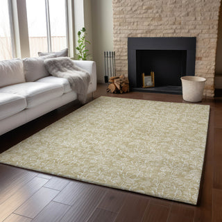 Piper Looms Mayfield Floral AMF691 Beige Machine Washable Area Rug Lifestyle Image Feature