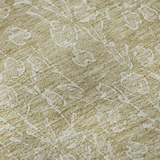 Piper Looms Mayfield Floral AMF691 Beige Machine Washable Area Rug Swatch Image