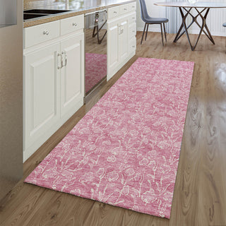 Piper Looms Mayfield Floral AMF691 Blush Machine Washable Area Rug Runner Lifestyle Image Feature