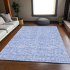 Piper Looms Mayfield Floral AMF691 Denim Machine Washable Area Rug Lifestyle Image Feature