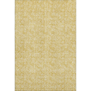 Piper Looms Mayfield Floral AMF691 Gold Machine Washable Area Rug main image