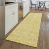 Piper Looms Mayfield Floral AMF691 Gold Machine Washable Area Rug Runner Lifestyle Image Feature