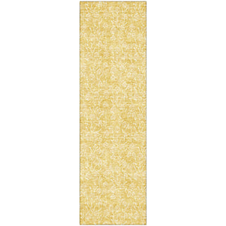 Piper Looms Mayfield Floral AMF691 Gold Machine Washable Area Rug Runner Main Image