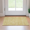 Piper Looms Mayfield Floral AMF691 Gold Machine Washable Area Rug Scatter Lifestyle Image Feature