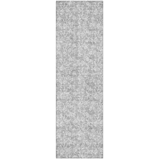 Piper Looms Mayfield Floral AMF691 Silver Machine Washable Area Rug Runner Main Image