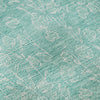 Piper Looms Mayfield Floral AMF691 Teal Machine Washable Area Rug Swatch Image