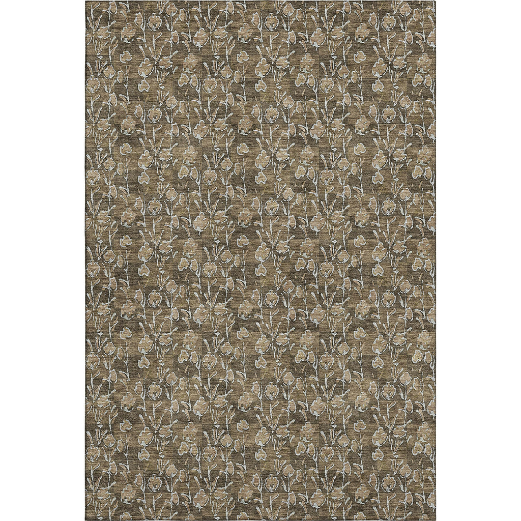 Piper Looms Mayfield Floral AMF692 Brown Machine Washable Area Rug main image