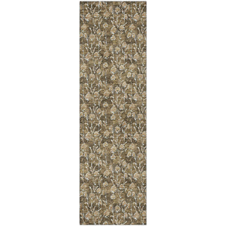 Piper Looms Mayfield Floral AMF692 Brown Machine Washable Area Rug Runner Main Image