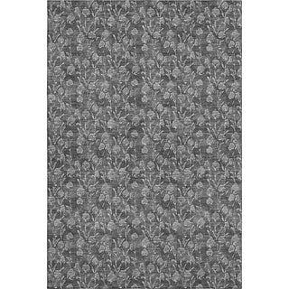 Piper Looms Mayfield Floral AMF692 Gray Machine Washable Area Rug main image