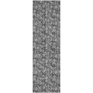 Piper Looms Mayfield Floral AMF692 Gray Machine Washable Area Rug Runner Main Image