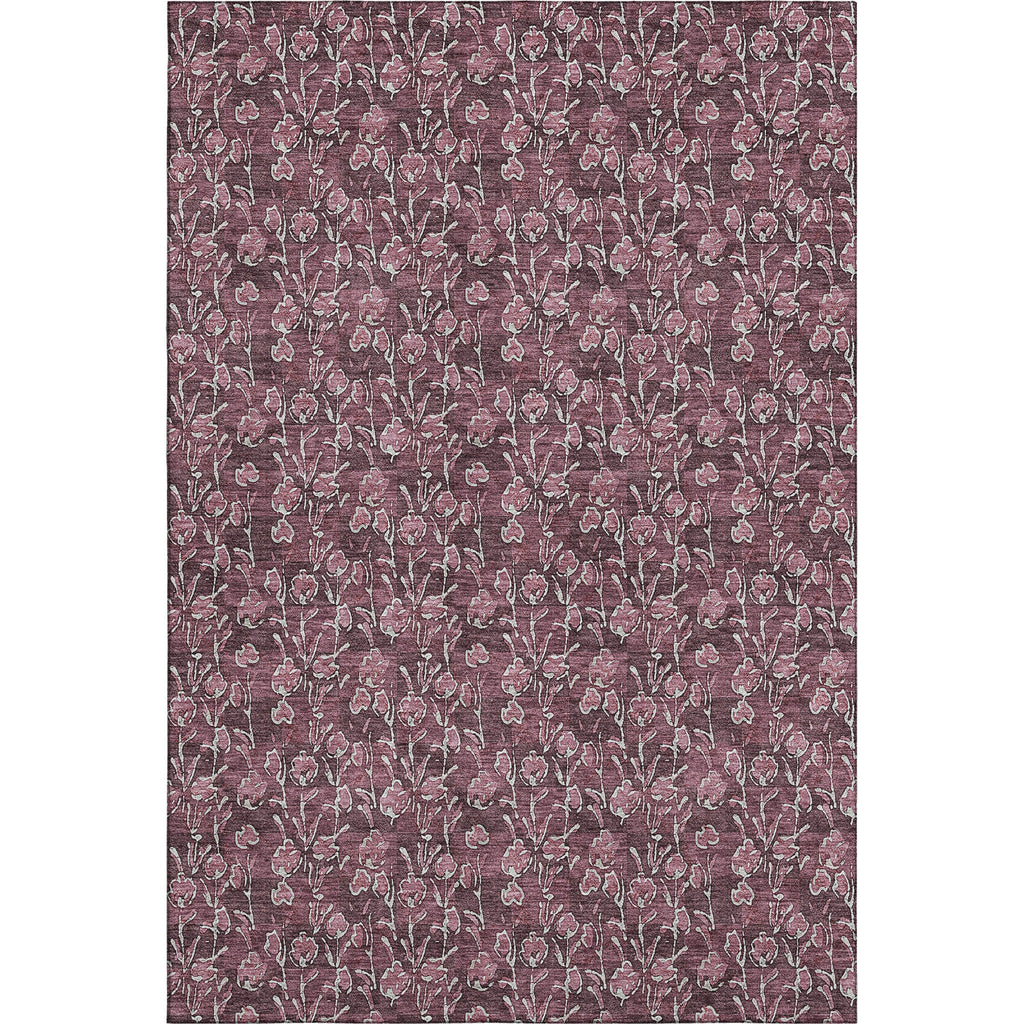 Piper Looms Mayfield Floral AMF692 Merlot Machine Washable Area Rug main image