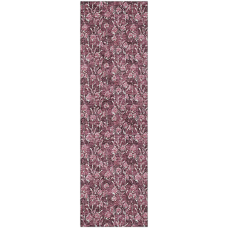 Piper Looms Mayfield Floral AMF692 Merlot Machine Washable Area Rug Runner Main Image