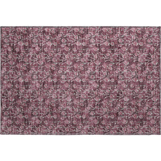 Piper Looms Mayfield Floral AMF692 Merlot Machine Washable Area Rug Scatter Main Image