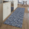 Piper Looms Mayfield Floral AMF692 Navy Machine Washable Area Rug Runner Lifestyle Image Feature