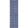 Piper Looms Mayfield Floral AMF692 Navy Machine Washable Area Rug Runner Main Image