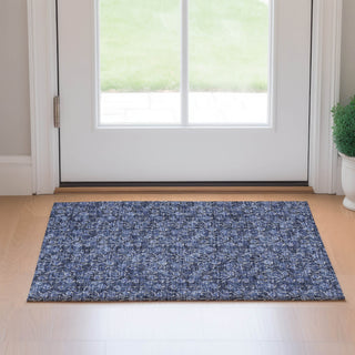 Piper Looms Mayfield Floral AMF692 Navy Machine Washable Area Rug Scatter Lifestyle Image Feature