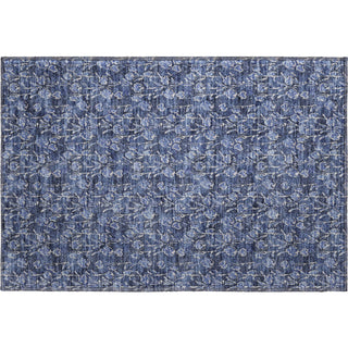 Piper Looms Mayfield Floral AMF692 Navy Machine Washable Area Rug Scatter Main Image