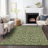 Piper Looms Mayfield Floral AMF692 Olive Machine Washable Area Rug Lifestyle Image Feature