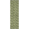 Piper Looms Mayfield Floral AMF692 Olive Machine Washable Area Rug Runner Main Image