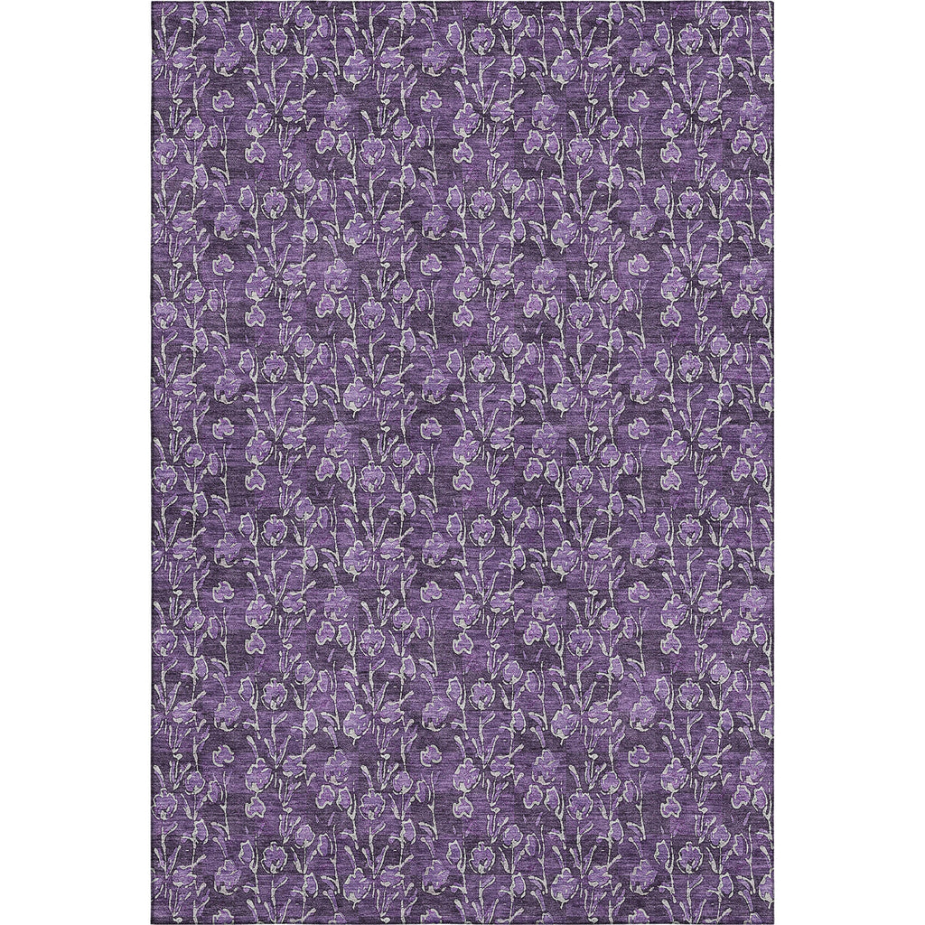 Piper Looms Mayfield Floral AMF692 Purple Machine Washable Area Rug main image