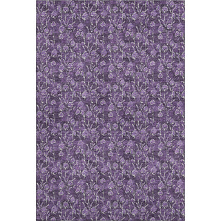 Piper Looms Mayfield Floral AMF692 Purple Machine Washable Area Rug main image