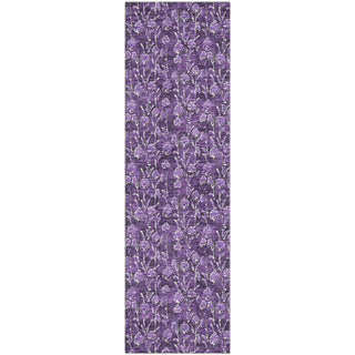 Piper Looms Mayfield Floral AMF692 Purple Machine Washable Area Rug Runner Main Image