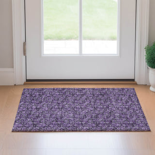 Piper Looms Mayfield Floral AMF692 Purple Machine Washable Area Rug Scatter Lifestyle Image Feature