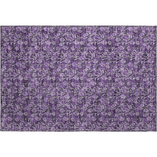 Piper Looms Mayfield Floral AMF692 Purple Machine Washable Area Rug Scatter Main Image
