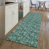 Piper Looms Mayfield Floral AMF692 Teal Machine Washable Area Rug Runner Lifestyle Image Feature