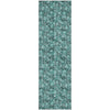 Piper Looms Mayfield Floral AMF692 Teal Machine Washable Area Rug Runner Main Image