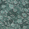 Piper Looms Mayfield Floral AMF692 Teal Machine Washable Area Rug Swatch Image
