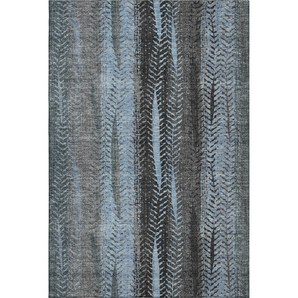 Piper Looms Mayfield Stripes AMF693 Blue Machine Washable Area Rug main image