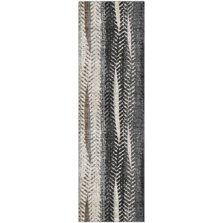 Piper Looms Mayfield Stripes AMF693 Brown Machine Washable Area Rug Runner Main Image