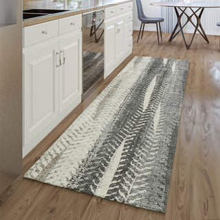 Piper Looms Mayfield Stripes AMF693 Khaki Machine Washable Area Rug Runner Lifestyle Image Feature