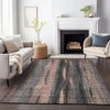 Piper Looms Mayfield Stripes AMF693 Terracotta Machine Washable Area Rug Lifestyle Image Feature
