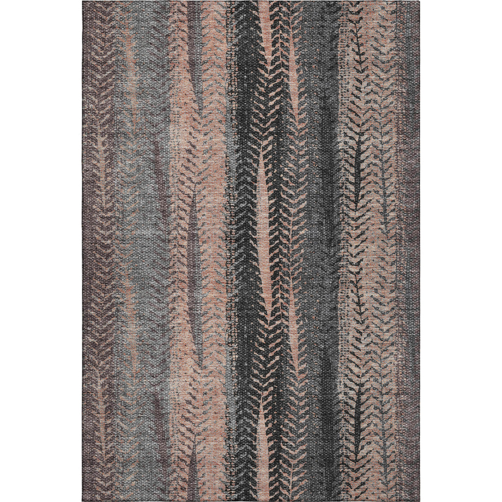 Piper Looms Mayfield Stripes AMF693 Terracotta Machine Washable Area Rug main image