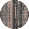 Piper Looms Mayfield Stripes AMF693 Terracotta Machine Washable Area Rug Round Main Image