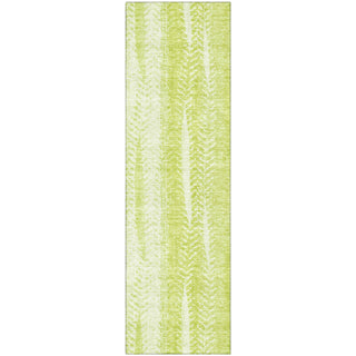 Piper Looms Mayfield Stripes AMF694 Aloe Machine Washable Area Rug Runner Main Image