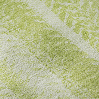 Piper Looms Mayfield Stripes AMF694 Aloe Machine Washable Area Rug Swatch Image