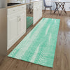 Piper Looms Mayfield Stripes AMF694 Aqua Machine Washable Area Rug Runner Lifestyle Image Feature