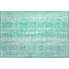 Piper Looms Mayfield Stripes AMF694 Aqua Machine Washable Area Rug Scatter Main Image