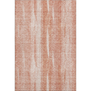 Piper Looms Mayfield Stripes AMF694 Coral Machine Washable Area Rug main image