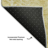 Piper Looms Mayfield Stripes AMF694 Gold Machine Washable Area Rug Backing Image