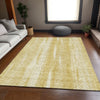 Piper Looms Mayfield Stripes AMF694 Gold Machine Washable Area Rug Lifestyle Image Feature