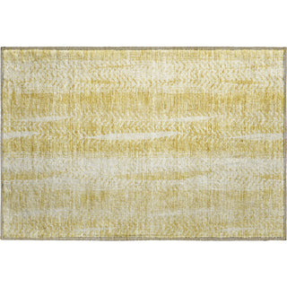 Piper Looms Mayfield Stripes AMF694 Gold Machine Washable Area Rug Scatter Main Image