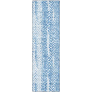 Piper Looms Mayfield Stripes AMF694 Sky Machine Washable Area Rug Runner Main Image
