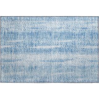 Piper Looms Mayfield Stripes AMF694 Sky Machine Washable Area Rug Scatter Main Image